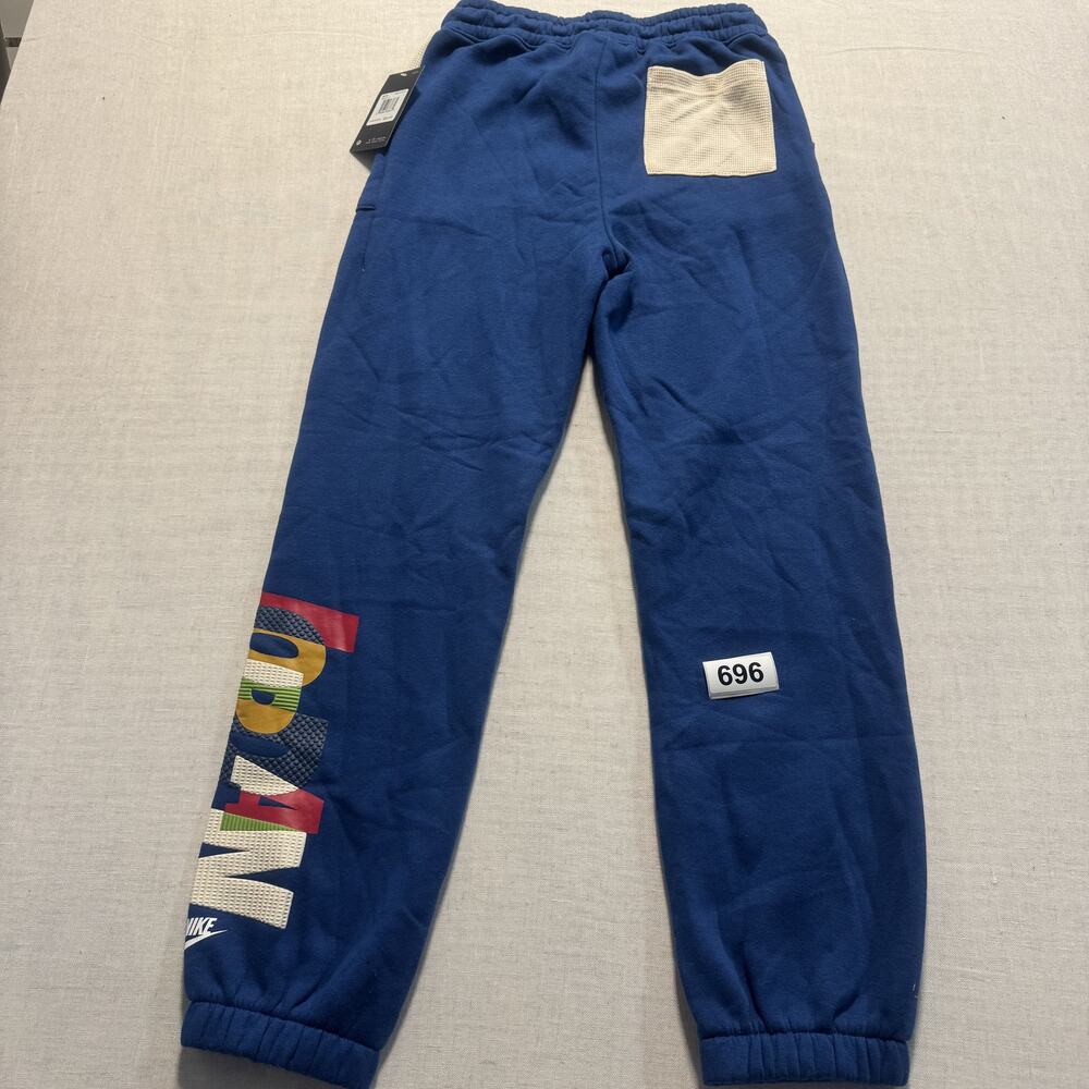 Air Jordan Messy Room Fleece Kid's Pant Sz L Blue Brand New